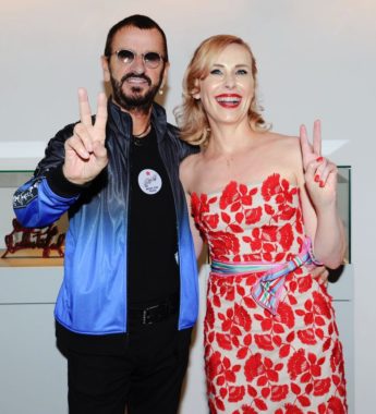 Ex-Beatle Ringo Starr mit Barbara Bertolini