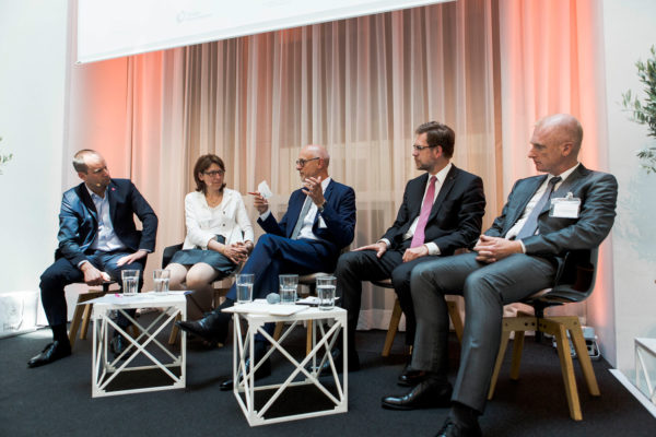 Matthias Strolz, Vera Kupper Staub, Heribert Karch, Andreas Zakostelsky, Helmut Aden