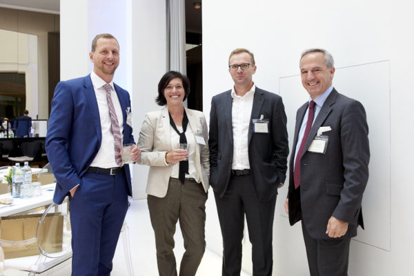 Mag. Stefan Kargl, LMM Investment Controlling, Mag. Ulrike Rhomberg, IBM Austria Pension Fund, Andreas Lessmann und Dr. Adam Lessing, Fidelity International