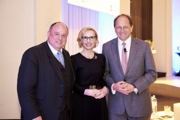 Handelsrat Florian W.O. Macho, Barbara Bertolini, Alexander Graf Lambsdorff, Vizepräsident, Europäisches Parlament
