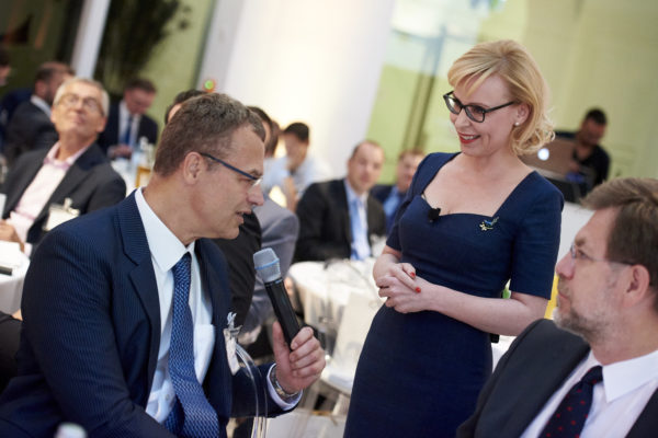 Walter Jachs, Europäisches Patentamt und Barbara Bertolini bei der Eröffnung