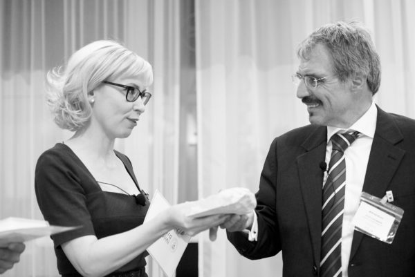 Barbara Bertolini mit Wilfried Baum, Deutsche Bundesbank