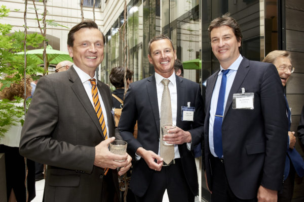 Peregrin Chelik, Senior Portfolio Manager, OeNB-Österreichische Nationalbank, Herbert Kronaus, Country Head Austria, Threadneedle Columbia Investments, Werner Schleritzko, Leiter Asset Management, ÖBV Versicherung