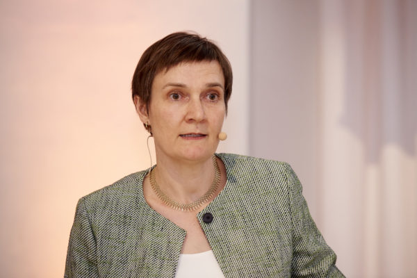 Sibylle Reichert beim Vortrag: Quo vadis DB-Systeme? Trendsetter und Vorbild Holland