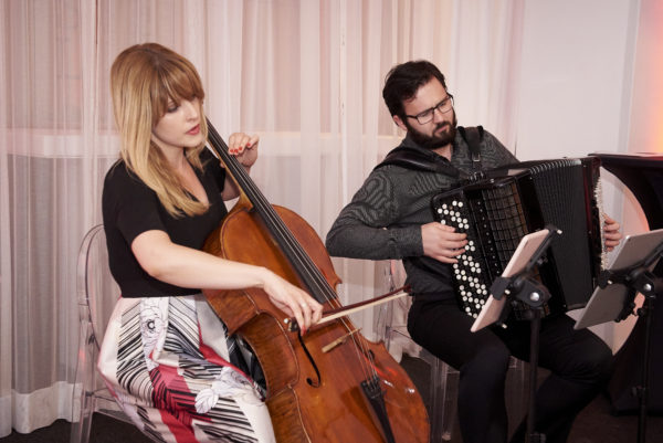 Ana Topalovic und Nikola Djoric beim Instituitonellen Altersvorsorge- und Investorengipfel 2017