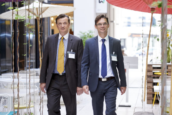 Peregrin Chelik und Thomas Policzer, beide OeNB-Österreichische Nationalbank