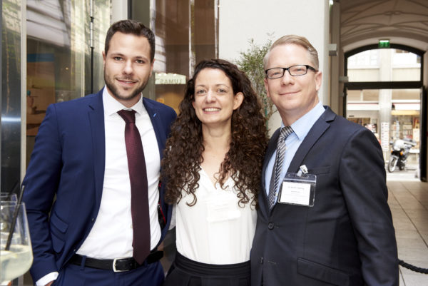 Sven Boos und Wiebke Kuhne, beide Golding Capital Partners, Dr. Steffen Gehring, Südwestmetall, Stuttgart