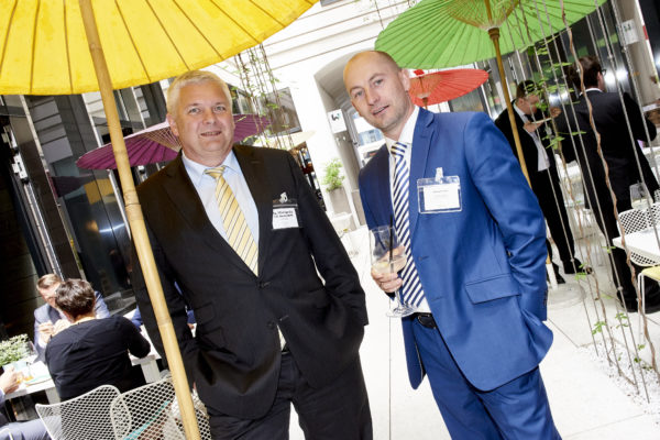 Mag. Alfred Ungerböck, Vorstand, APK Pensionskasse mit Roland Pfeifer, Union Investment