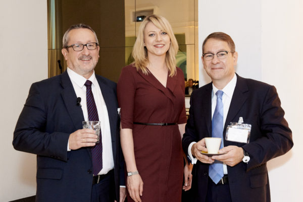 Dr. Georg Thurnes, stv. Vorsitzender der aba, München, Sandra Hübner, MetallRente, Berlin, Olaf Keese, Geschäftsführer, EbAV-Consulting, Hamburg