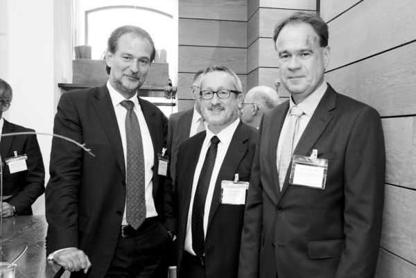 Mag. Martin Vörös, Finanzvorstand, VBV Vorsorgekasse AG, Dr. Georg Thurnes, aba, Hagen Hügelschäffer, Geschäftsführer, AKA - Arbeitsgemeinschaft kommunale und kirchliche Altersversorung