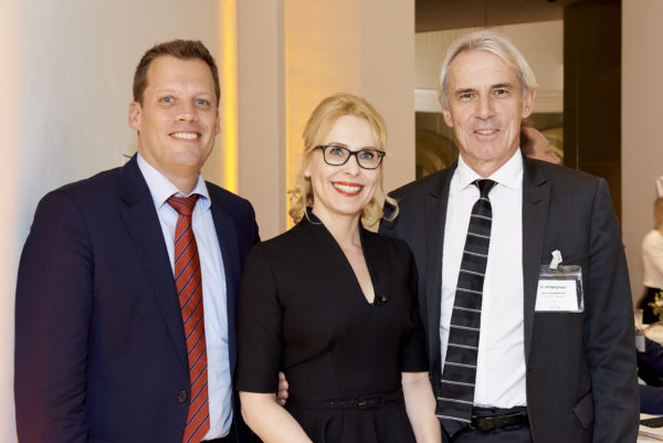 Oliver Eibel, Produktmanagement, 3 Banken Generali, Barbara Bertolini, Dr. Wolfgang Huber, Vorstand Asset Management, Bonus Vorsorgekasse AG