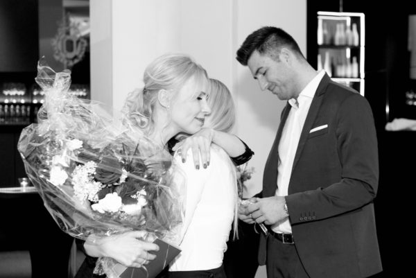 Dicke Umarmung: Barbara Bertolini und ihre Tochter