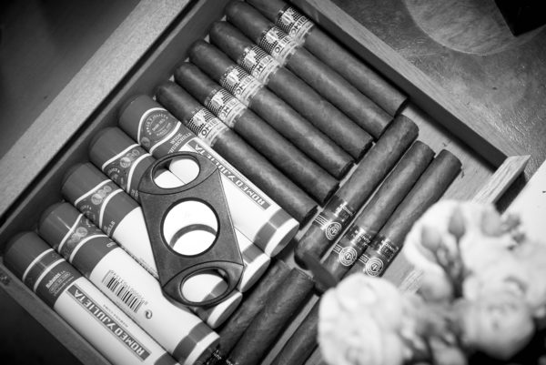 Eines der Highlights auf welches sich die Gäste bei jeder Veranstaltung von Barbara Bertolini schon im Vorfeld freuen: Die Zigarren-Lounge 