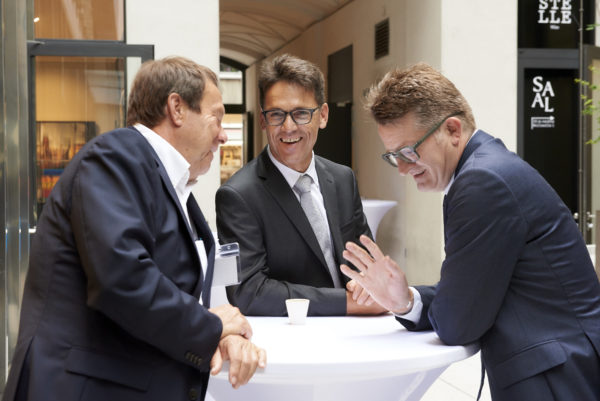 KR Karl Timmel, Dr. Wilfried Amann und Mag. Robert Piller