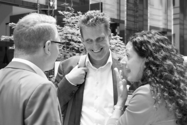 Unterhielten sich bestens: Dr. Steffen Gehring, Arnd Münker und Wiebke Kuhne