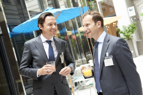 Immer gut gelaunt: Oliver Grossmann und Peter Pilavachi