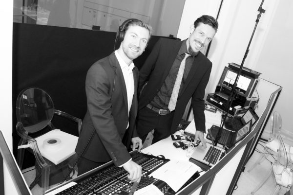 Unser Technik Team: Flo und Stefan