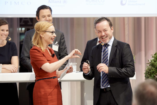 Barbara Bertolini und Frank Dornseifer im Zuge der Anmoderation