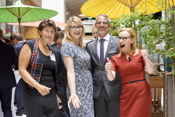 Mag. Barbara Ottawa, Sandra Hübner, Mag. Thomas Wondrak, Barbara Bertolini