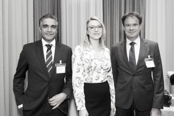 Sikandar Salam, Head of Sales & Relationship Management, Fisch Asset Management, Sandra Hübner, Prokuristin & Leiterin Unternehmensorganisation und Personal, MetallRente, Berlin, Hagen Hügelschäffer, Geschäftsführer AKA - Arbeitsgemeinschaft kommunale und kirchliche Altersversorgung, München