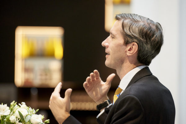 Kyle Kloc, Senior Portfolio Manager von Fisch Asset Management bei seinem Vortrag: "High Yield - Ride the Wave"