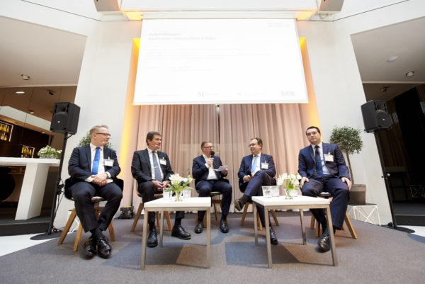 Dr. Steffen Gehring, Südwestmetall, Werner Schleritzko, ÖBV Versicherung, Mag. Albert Reiter, e-fundresearch, Andreas Hilka, Pensionskasse Hoechst-Gruppe, Philipp Good, Fisch Asset Management