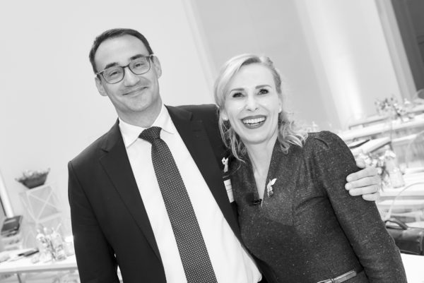Christian Wolf, Leiter Kapitalanlagecontrolling, BVV - Versicherungsverein Bankgewerbe, Berlin mit Barbara Bertolini