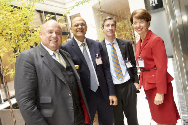 Handelsrat Florian W.O. Macho, Frank Schwarz, Kyle Kloc und Mag. Karin-Keglevich-Lauringer