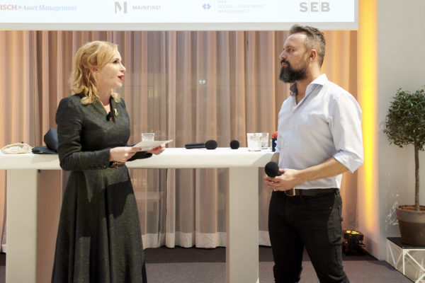 Barbara Bertolini mit Zjelko Skrbo, Restaurant- und Eventleiter der Labstelle