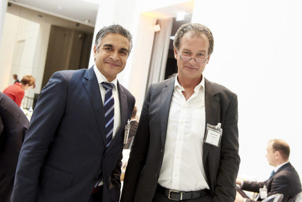 Sikandar Salam, Fisch Asset Management mit Mag. Martin Vörös, Finanzvorstand, VBV Vorsorgekasse AG