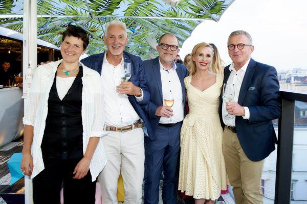 Barbara Ottawa, IPE, Hans Vowinkel, Babcock Pensionskasse, Frank Oliver Paschen, Pensionskasse der Hamburger Hochbahn, Gastgeberin Barbara Bertolini, Manfred Purps, SOKA BAU AG-Zusatzversorgungskasse