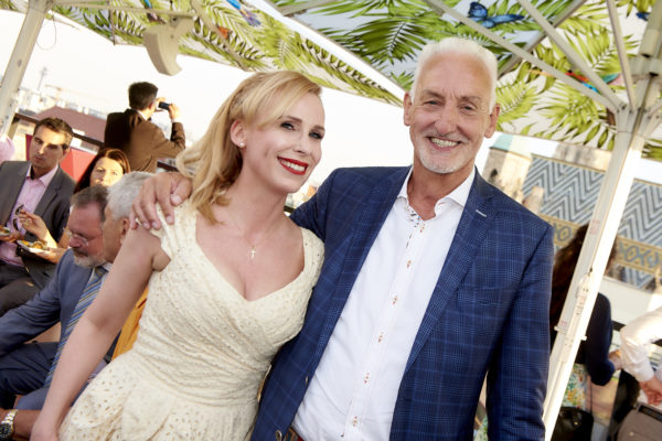 Gastgeberin Barbara Bertolini mit Hans-H. Vowinkel, Babcock Pensionskasse