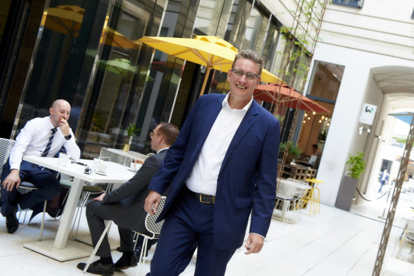 Bei den ersten Gästen mit dabei: Arnd Münker, Valida Vorsorge Management AG