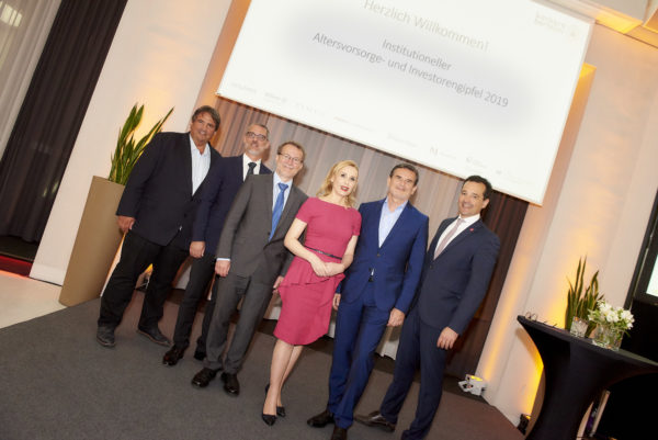 NR.-Abg. Josef Muchitsch, SPÖ, Mag. Thomas Wondrak, konsequent-wondrak - betriebliche Altersversorgung, Prof. Dr. Axel Börsch-Supan, Mitglied der von der Bundesregierung eingesetzten Rentenkommission, Barbara Bertolini, Mag. Martin Sardelic, Valida Holding AG