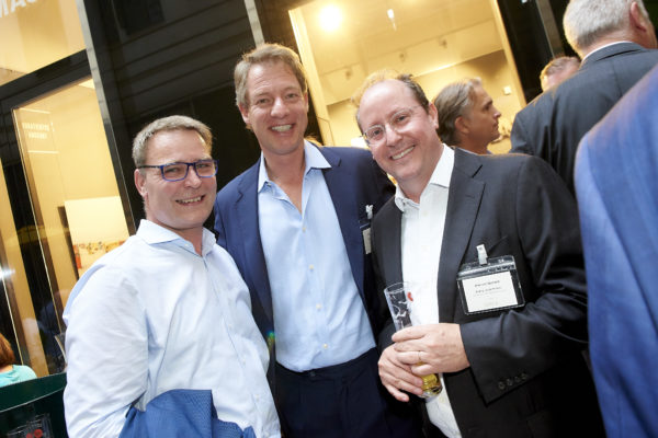 Johannes Kern, Tjalling Halbertsma und Alex von Sponeck