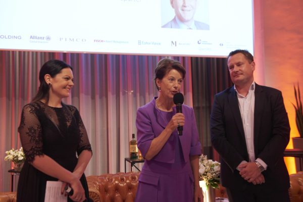 Karin Keglevich-Lauringer bei der Danksagung des BAV-Awards 2019