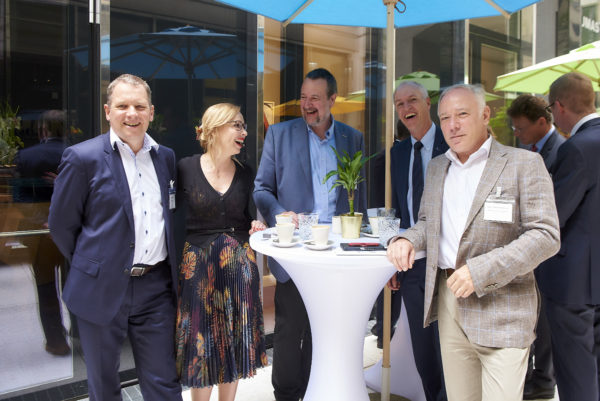Wolfgang Wienert, ERGO Versicherung, Barbara Bertolini, Mag. Christian Gantner, Niederösterreichische Wirtschaftskammer, Mag. Michael Blenke, Hypo Tirol AG, Mag. Harald Seisenbacher, OeKB-Oesterreichische Kontrollbank