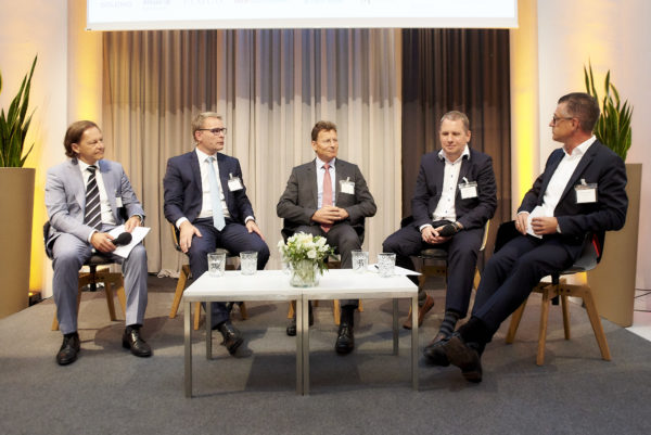 Sergio Bortolin, Asga Pensionskasse, Mag. Johannes Kern, FIBEG, Ernst Riegel, AGI, Wolfgang Wienert, ERGO Versicherung, Mag. Kurt Kotzegger, CELEUS Advisory