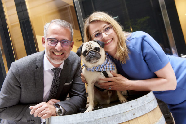 Frauchen und Herrchen von LUDWIG: Thomas Wondrak und Sandra Hübner