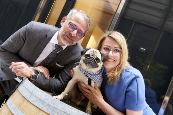 Frauchen und Herrchen von LUDWIG: Thomas Wondrak und Sandra Hübner