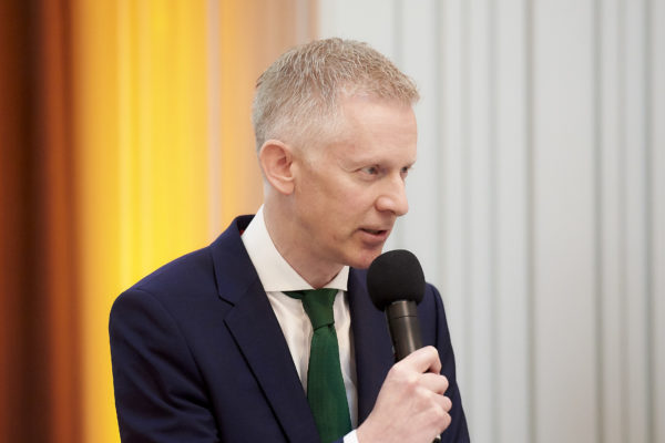 Dr. Stefan Pichler, Fachverband der Pensionskassen der WKO bei seinem Vortrag "Forderungen der Pensionskassen an die nächste Bundesregierung"