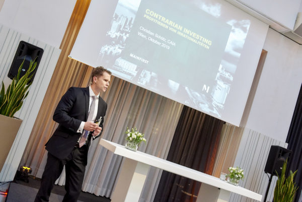Christian Schütz, Portfoliomanager von MainFirst: "Contrarian Investing - Profitieren von der Unsicherheit an den Kapitalmärkten"