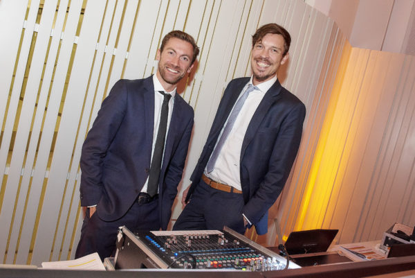 Unser Techniker-Duo: Florian Heiller und Stefan Wittmann