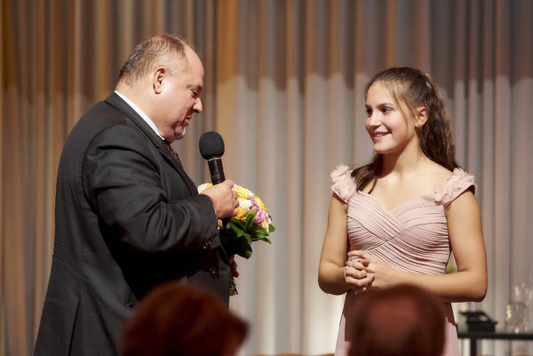 Rosen für Allegra Tinnefeld