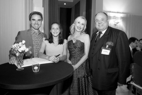 Wiener Symphoniker Hans-Joachim Tinnefeld, Geigenstar Allegra Tinnefeld, Gastgeberin Barbara Bertolini, Handelsrat Commendatore Florian W.O. Macho