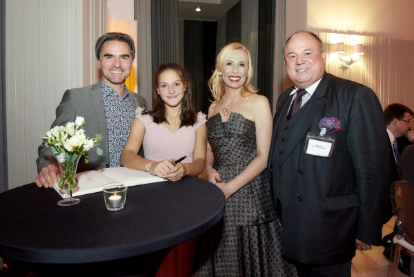 Wiener Symphoniker Hans-Joachim Tinnefeld, Geigenstar Allegra Tinnefeld, Gastgeberin Barbara Bertolini, Handelsrat Commendatore Florian W.O. Macho