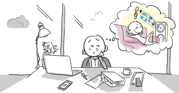 ... und Ihre Lieblingsmusik aus dem Lautsprecher hören ...